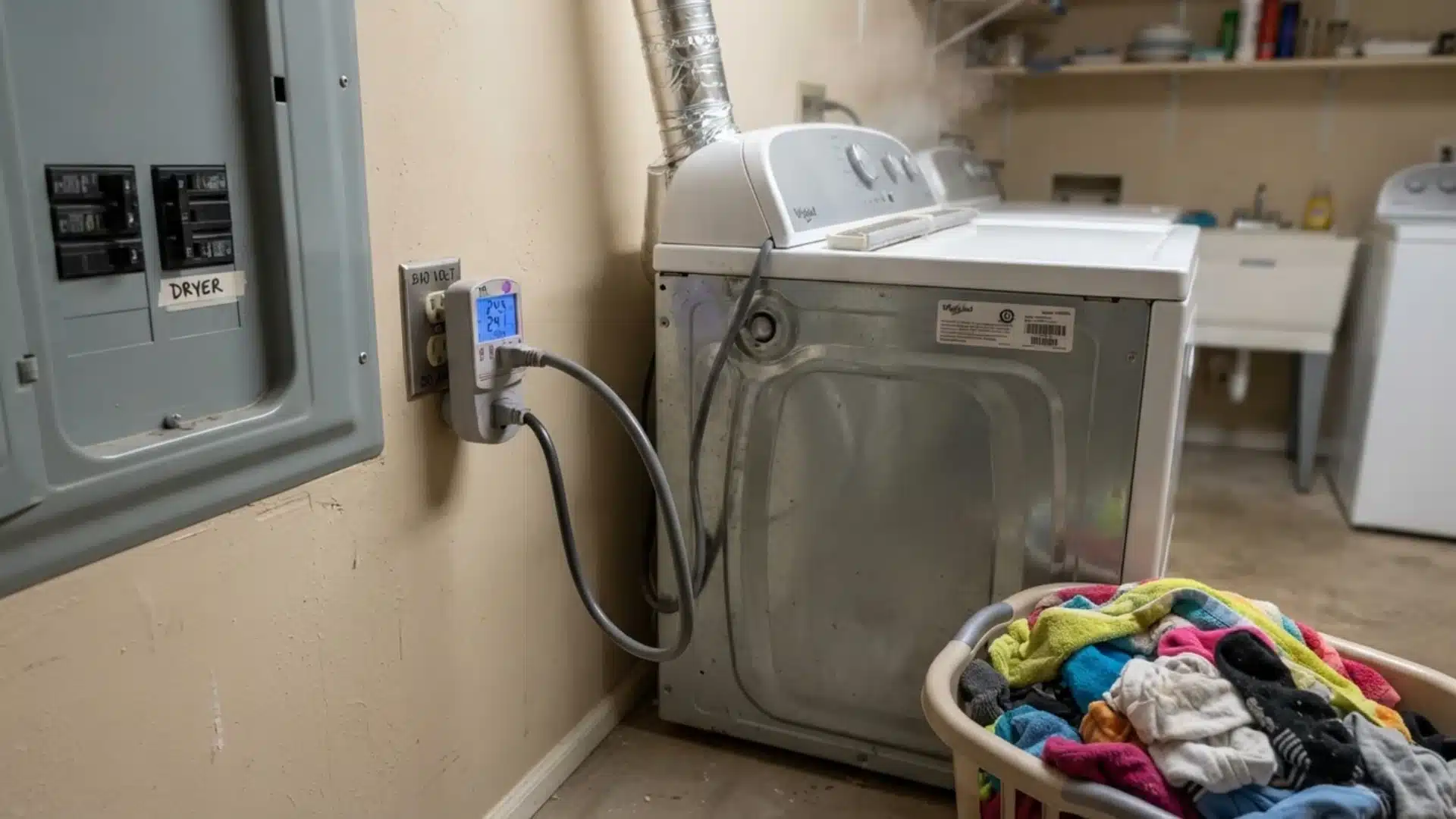 dryer-power-meter-measurement